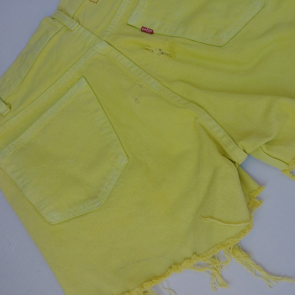Rare vintage levis dyed Jean shorts - Picture 6 of 6